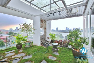 Penhouse 3 bedrooms apartment for rent in To Ngoc Van st, Tay Ho
